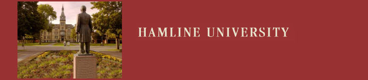 Hamline University header image